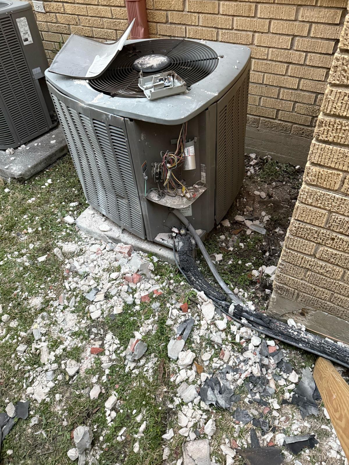 Outside Units Installation — Houston TX